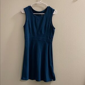 Title nine Teal Sleeveless Fit-and-Flare Mini Dress
